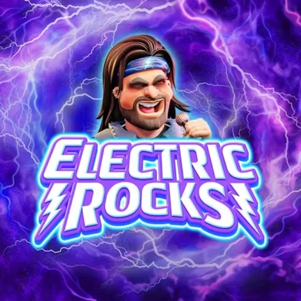 Official Slots logo: Electric Rocks by Inspired Gaming at Blaze Spins Casino