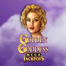 Golden Goddess Megajackpots logo by IGT at Blaze Spins Casino