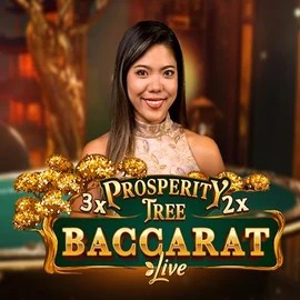 Prosperity Tree Baccarat online game logo by Evolution on blaze-spins.eu