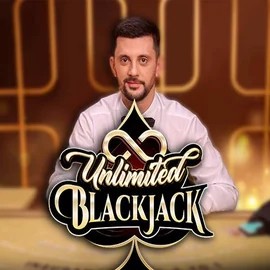 Live Casino logo of Unlimited Blackjack from Ezugi at Blaze Spins Casino